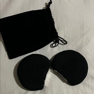 Classic Black Velvet Hat Accessory Set